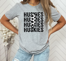 Load image into Gallery viewer, Huskies Soccer Lightning Bolt Tee (Adult and Youth)
