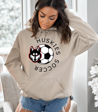 Load image into Gallery viewer, Huskies Head Soccer Hoodie (Youth and Adult 4 Colors)
