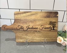 Load image into Gallery viewer, Personalized Full Design Wood Cutting Board - 3 size options
