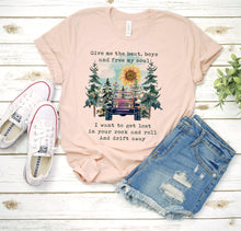 Load image into Gallery viewer, Jeep, Give Me The Beat Boys And Free My Soul, Hippie Shirt, Jeep Lover, Women&#39;s Graphic Tshirt
